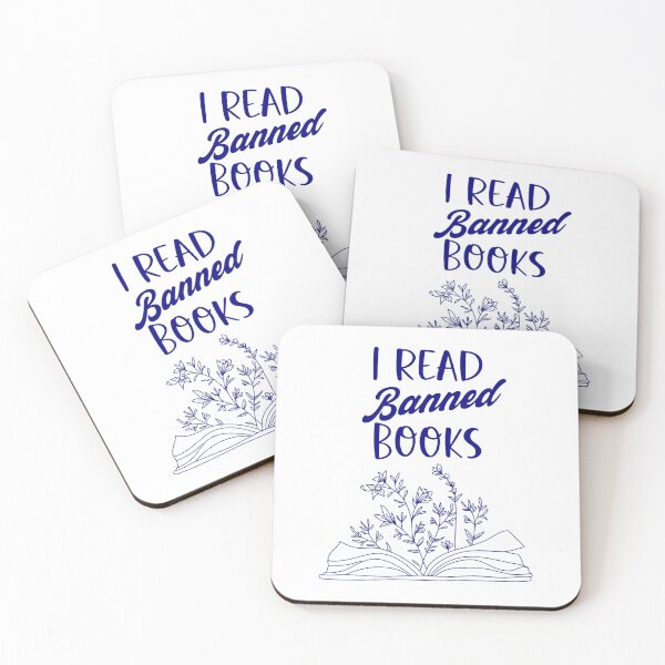 Item preview, I read banned books (13) designed and sold by WrayDesign.