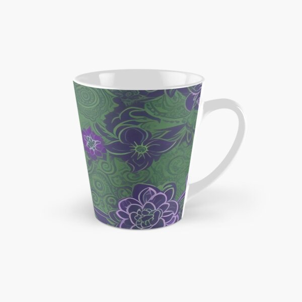 Item preview, Verdant Symphony: Elegance in Green and Purple designed and sold by FemmeFlair.