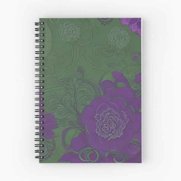 Item preview, Lush Lavender Enchantment: Vector Harmony in Green and Purple designed and sold by FemmeFlair.