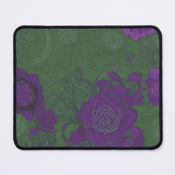 Item preview, Lush Lavender Enchantment: Vector Harmony in Green and Purple designed and sold by FemmeFlair.