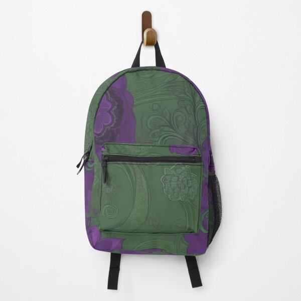 Item preview, Lush Lavender Enchantment: Vector Harmony in Green and Purple designed and sold by FemmeFlair.