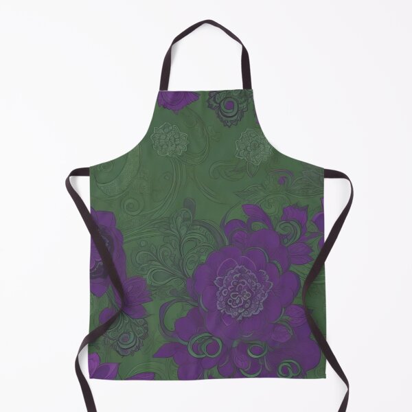 Item preview, Lush Lavender Enchantment: Vector Harmony in Green and Purple designed and sold by FemmeFlair.