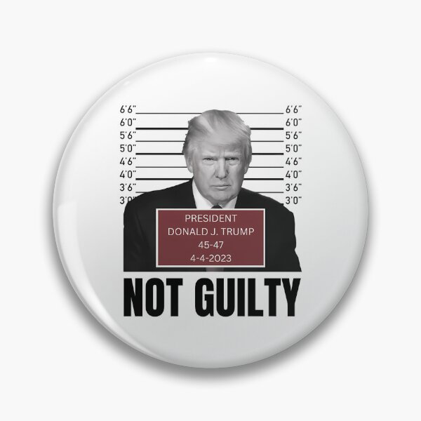 Item preview, Donald Trump Police Mugshot Photo  Not Guilty 45-47 President Tee shirt DJT arrest US presidential elections Trump Support Tee designed and sold by AshtonYorkClos.
