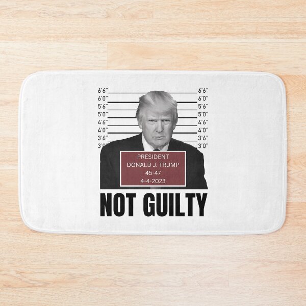 Item preview, Donald Trump Police Mugshot Photo  Not Guilty 45-47 President Tee shirt DJT arrest US presidential elections Trump Support Tee designed and sold by AshtonYorkClos.