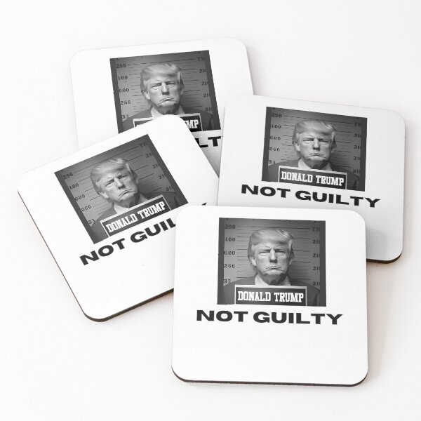 Item preview, Trump Mugshot NOT GUILTY designed and sold by ClothesRevolut.