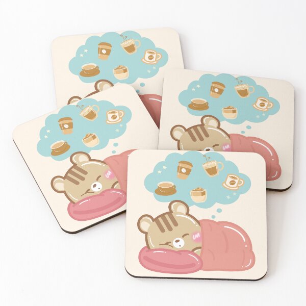 Item preview, Cute Kawaii Chipmunk LATTE DREAM designed and sold by cutecozynook.