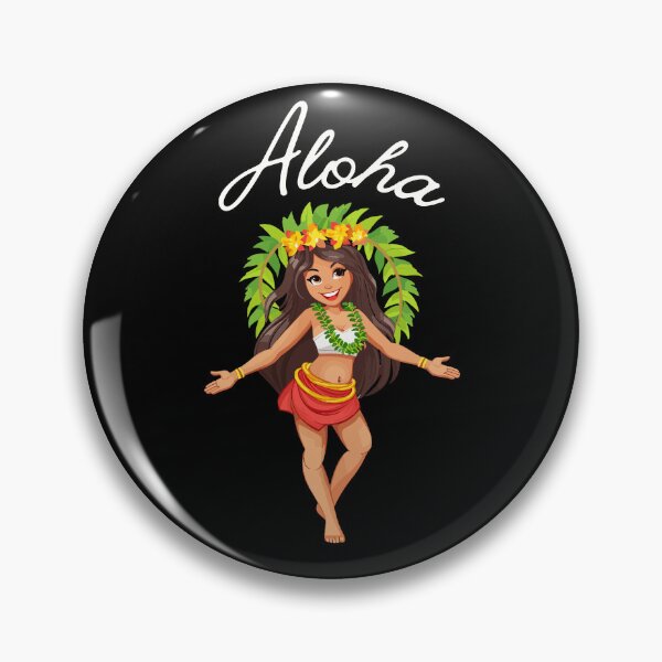 Item preview, Young female Hula dancer Aloha designed and sold by TheTrendsDesk.