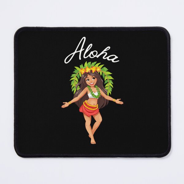 Item preview, Young female Hula dancer Aloha designed and sold by TheTrendsDesk.