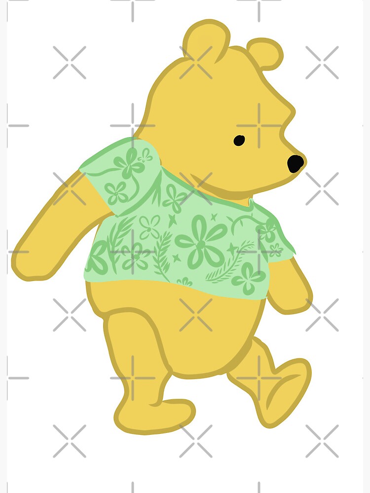 Winnie the Pooh - vacation shirt Art Board Print for Sale by legendmands