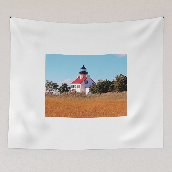 Item preview, Stunning Cape Cod Style East Point Lighthouse in a Rural Rustic Setting in South Jersey  designed and sold by BradKnorrArt.