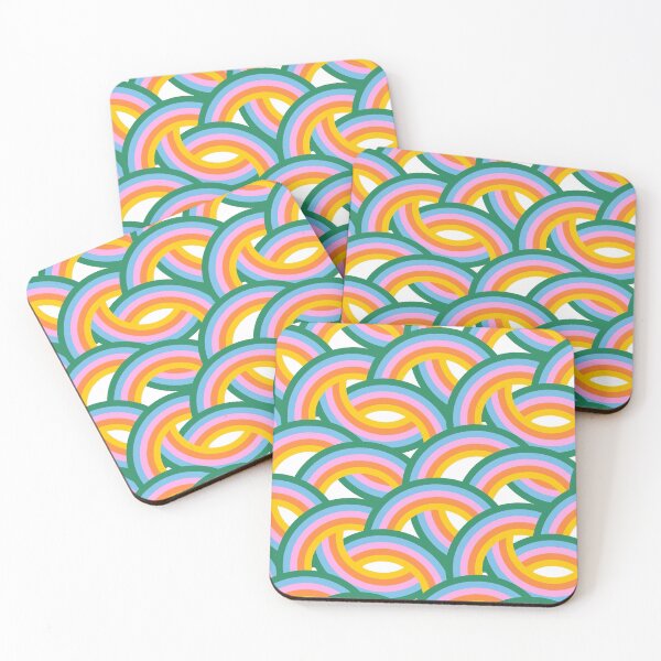 Item preview, Aesthetic Rainbow Pattern, Retro 60s Style Rainbow designed and sold by graphic-genie.