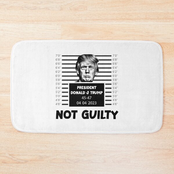Item preview, Donald Trump Police Mugshot Photo  Not Guilty 45-47 President Tee shirt DJT arrest US presidential elections Trump Support Tee designed and sold by AshtonYorkClos.