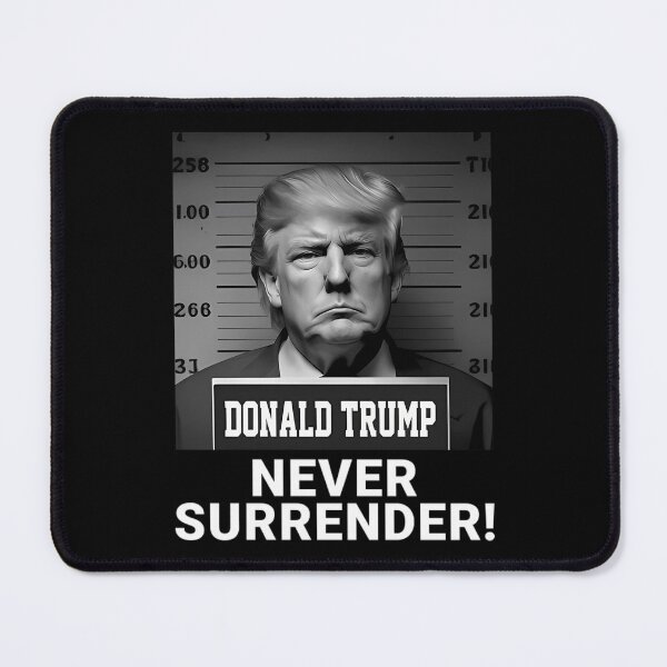 Item preview, Trump Never Surrender 2024 Mugshot designed and sold by ClothesRevolut.