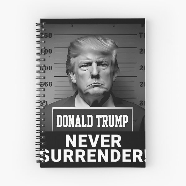 Item preview, Trump Never Surrender 2024 Mugshot designed and sold by ClothesRevolut.