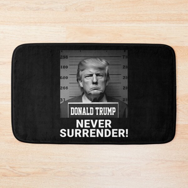 Item preview, Trump Never Surrender 2024 Mugshot designed and sold by ClothesRevolut.