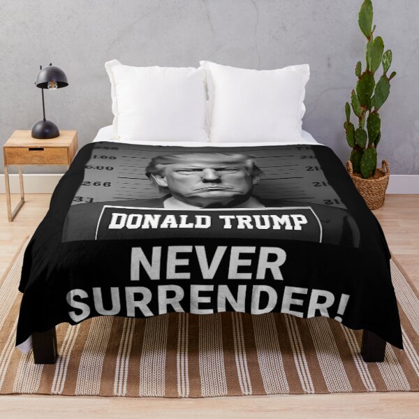 Item preview, Trump Never Surrender 2024 Mugshot designed and sold by ClothesRevolut.