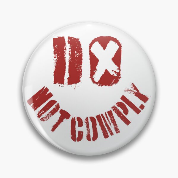 Item preview, DO NOT COMPLY Defiant Delight: Embrace Your Uniqueness with a Smile That Wont Comply Minimal Version  designed and sold by pelagio.