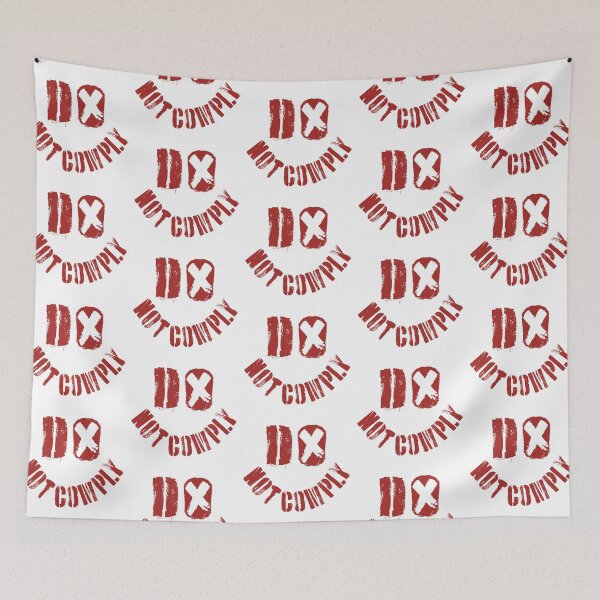 Item preview, DO NOT COMPLY Defiant Delight: Embrace Your Uniqueness with a Smile That Wont Comply Minimal Version  designed and sold by pelagio.