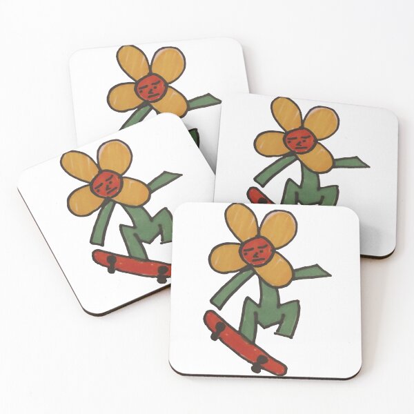 Item preview, Skateboarding flower designed and sold by swampmaster.