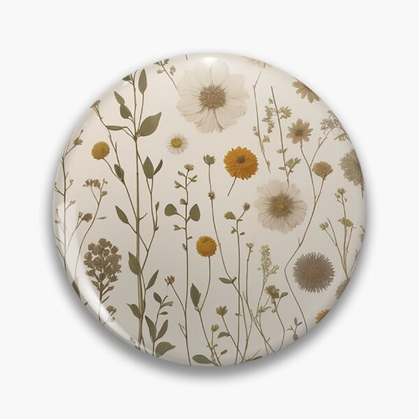 Aperçu de l'œuvre Minimalist Flower Art: Earthy Tones, Vibrant Blooms, and Wild Grasses créée et vendue par CharmingChic.