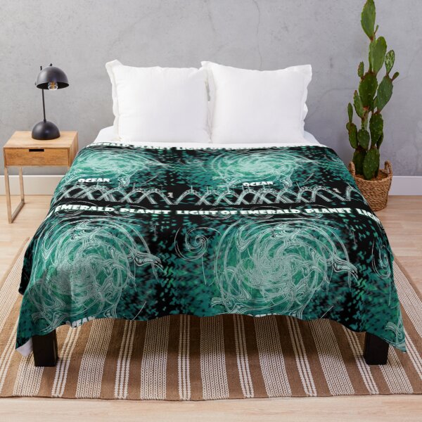 Item preview, LUZ DEL PLANETA ESMERALDA OCEANO designed and sold by Red bubble Artist.
