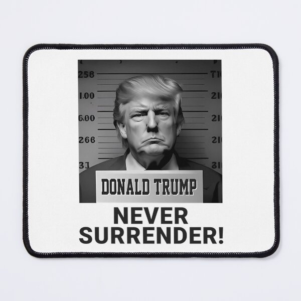 Item preview, Trump Never Surrender 2024 Mugshot designed and sold by ClothesRevolut.