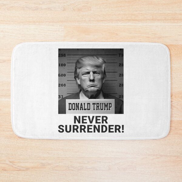 Item preview, Trump Never Surrender 2024 Mugshot designed and sold by ClothesRevolut.