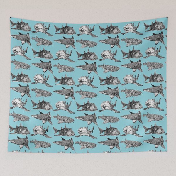 Item preview, Shark FRENZY 2 - Port Jacksons, Grey Nurse and Wobbegong designed and sold by Wildcard-Sue.