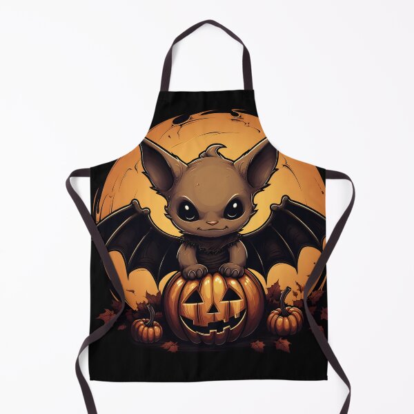 Item preview, Adorable Halloween Bat on a Pumpkin designed and sold by InkedBeasts.