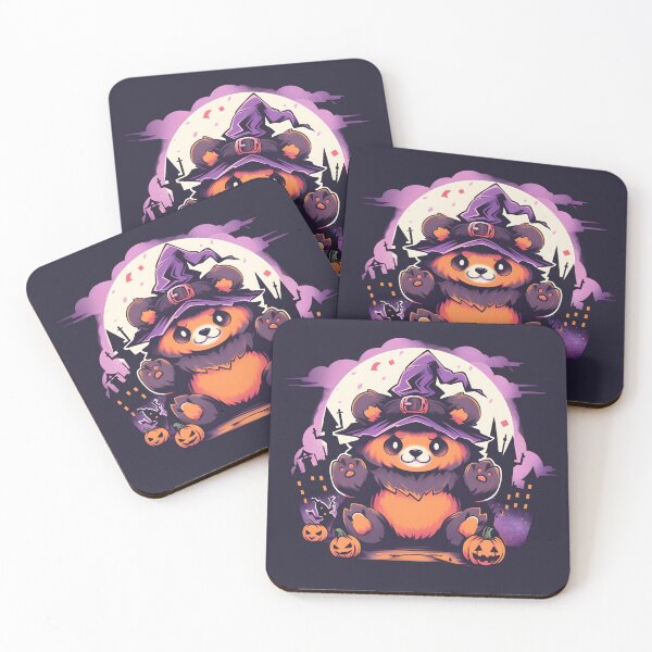 Item preview, Cute Halloween Bear in a Cityscape designed and sold by InkedBeasts.