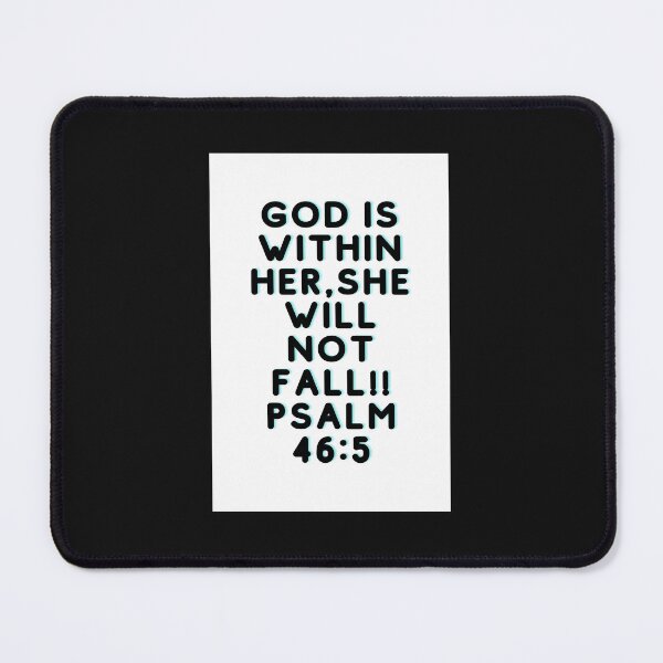 Item preview, Bible Verse She Will Not Fall designed and sold by Tinytrends.