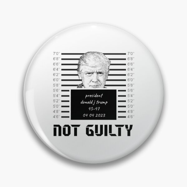 Item preview, Donald Trump Police Mugshot Photo  Not Guilty 45-47 President Tee shirt DJT arrest US presidential elections Trump Support Tee designed and sold by AshtonYorkClos.