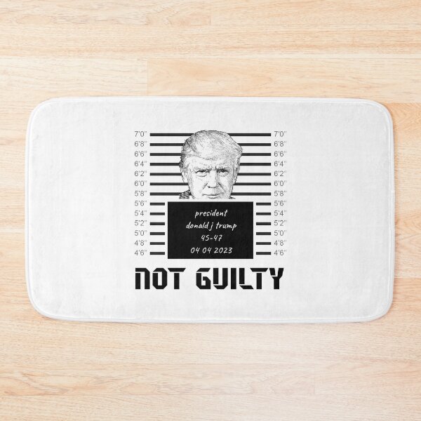 Item preview, Donald Trump Police Mugshot Photo  Not Guilty 45-47 President Tee shirt DJT arrest US presidential elections Trump Support Tee designed and sold by AshtonYorkClos.