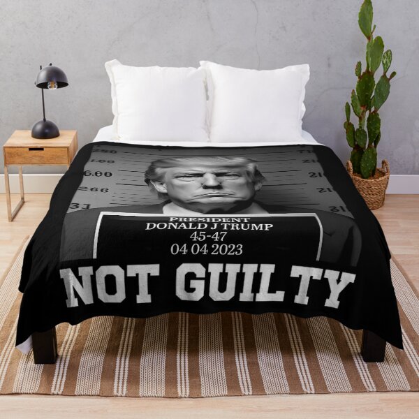 Item preview, Trump Not Guilty President Trump Mugshot 2024 designed and sold by ClothesRevolut.
