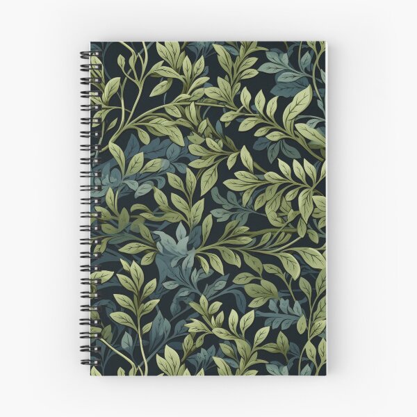 Item preview, Vintage 3D Green Leaves Pattern designed and sold by SmallDesignBarn.