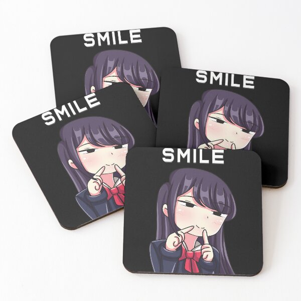 Item preview, Komi from Komi Can't Communicate Anime Komi San Retro - Komi Shouko Smile designed and sold by WriliesSpears.