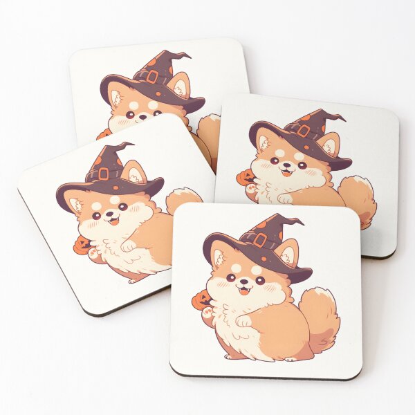 Item preview, Halloween Spooky Puppy Illustration designed and sold by InkedBeasts.