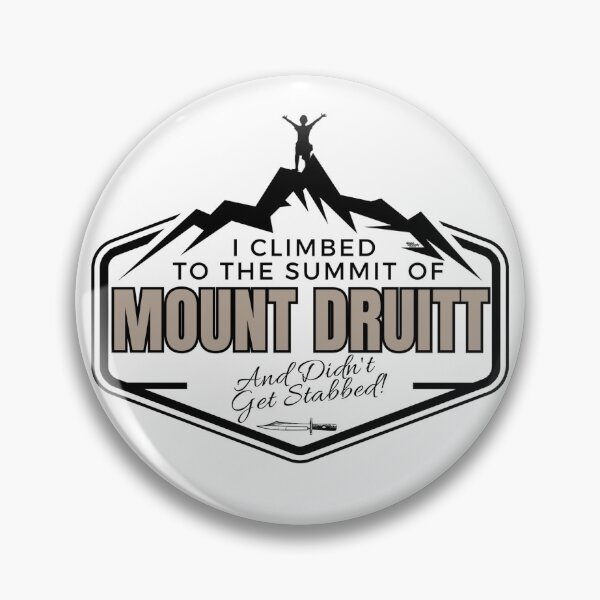 Item preview, I CLIMBED MT. DRUITT - black print designed and sold by Simontology.
