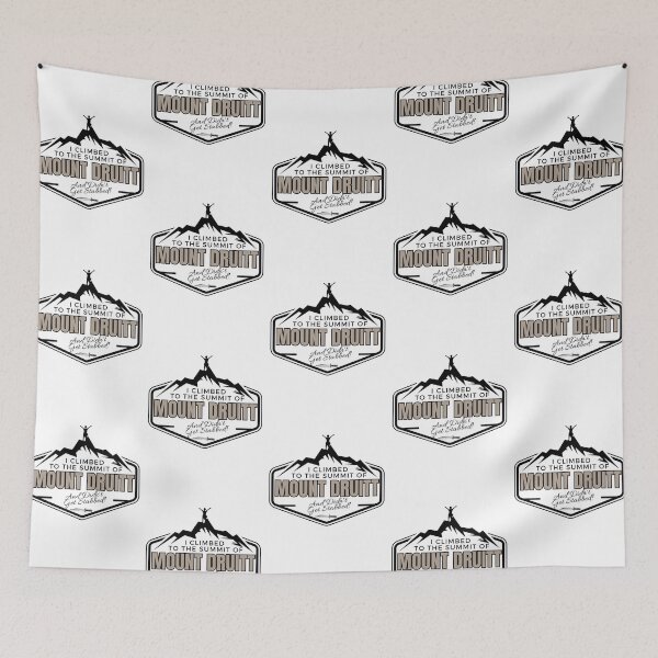 Item preview, I CLIMBED MT. DRUITT - black print designed and sold by Simontology.
