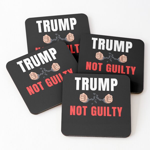 Item preview, TRUMP NOT GUILTY designed and sold by ClothesRevolut.