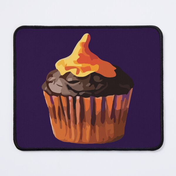 Item preview, Chocolate cupcake with orange whipped cream on designed and sold by CrazySweets.
