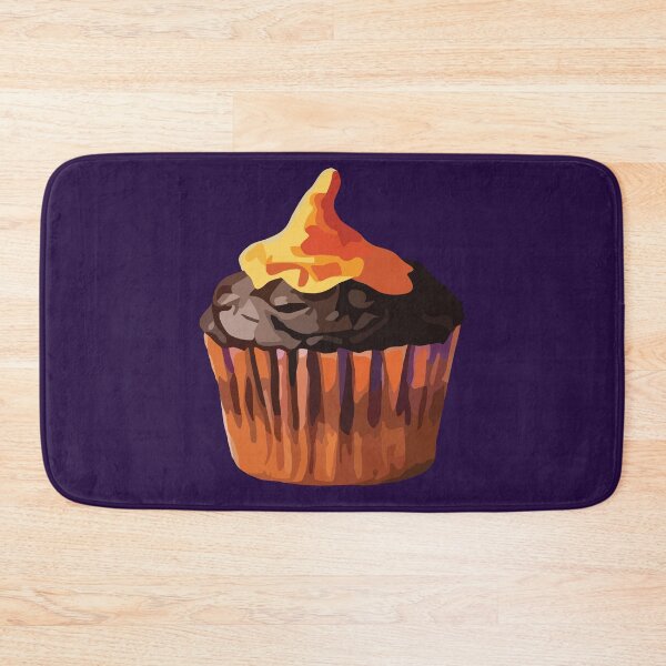 Item preview, Chocolate cupcake with orange whipped cream on  designed and sold by CrazySweets.