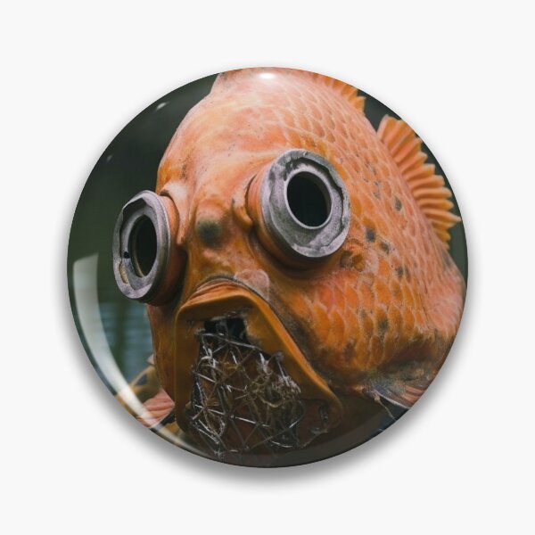 Item preview, The Altered Currents: Fish's Human-like Traits Post Chemical Contamination designed and sold by EnigmaEra.
