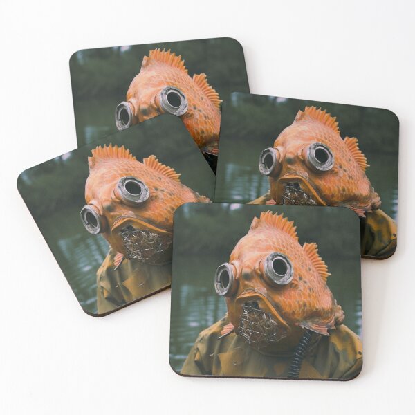 Item preview, The Altered Currents: Fish's Human-like Traits Post Chemical Contamination designed and sold by EnigmaEra.