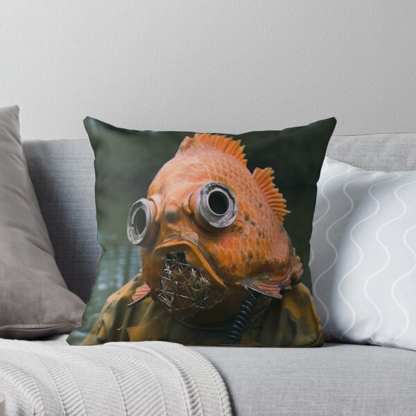 Item preview, The Altered Currents: Fish's Human-like Traits Post Chemical Contamination designed and sold by EnigmaEra.