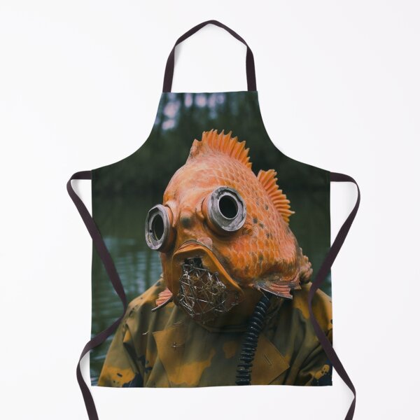 Item preview, The Altered Currents: Fish's Human-like Traits Post Chemical Contamination designed and sold by EnigmaEra.