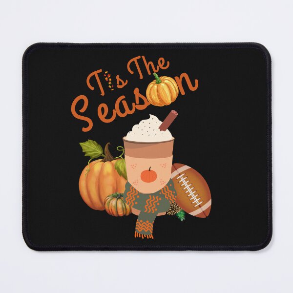 Item preview, Tis The Season Pumpkin Spice Latte Football Fall Season designed and sold by InkwaveDesigns.