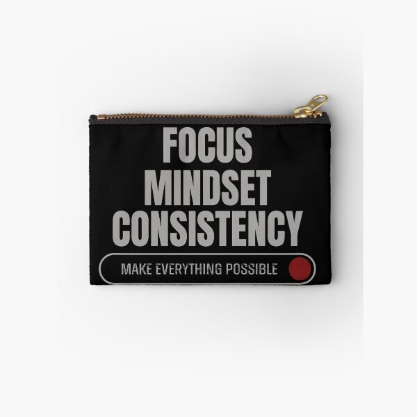 Item preview, Focus, mindset & consistency - inspirational designed and sold by Mar-Matla.