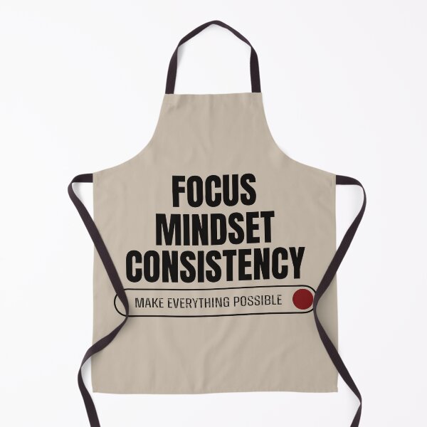 Item preview, Focus, mindset & consistency - inspirational designed and sold by Mar-Matla.