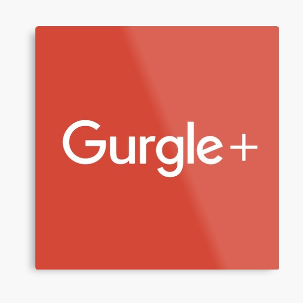 Clear Out That Bad Taste With Gurgle+ Metal Print